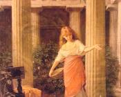 In the Peristyle - 约翰·威廉姆·沃特豪斯